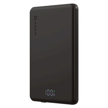 ADAM elements 亞果元素 超薄型磁吸行動電源 5000mAh Type-C  黑色  VIONTA L5