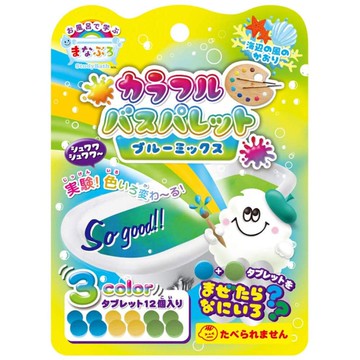 Learning in the Bath Manaburo Colorful Bath Palette Blue Mix (4 each of blue, yellow, and green)