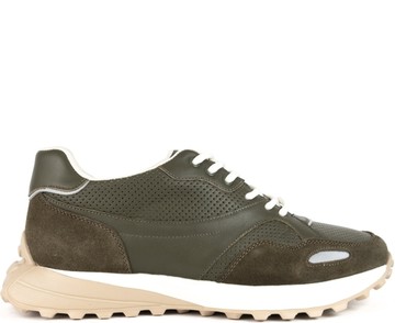 SERGIO MORETTI 休閒平底鞋 綠色男款鞋子