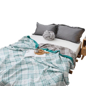 南極人四層紗布毛巾被夏純棉大人用夏涼被單雙人夏季薄款兒童蓋毯