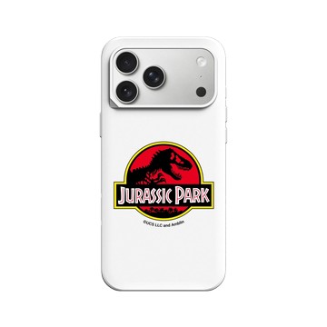 iPhone 17 Pro Max SolidX 白 - Jurassic Park/ Jurassic World - 侏羅紀公園logo
