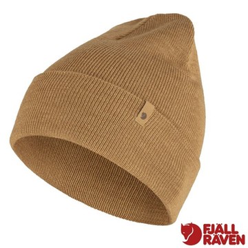 Fjallraven 北極狐 Classic 保暖針織美麗諾羊毛帽.毛線帽.護耳帽_77368-232 蕎麥棕