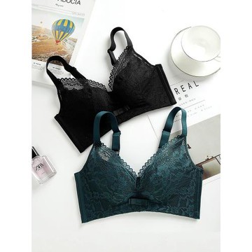 愛黛魔力體雕文胸無鋼圈 B中厚C薄模杯一片式聚攏調整型舒適內衣