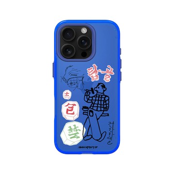 iPhone 16 Pro Clear 激光藍 - MUG CUP GUY - 首爾背影