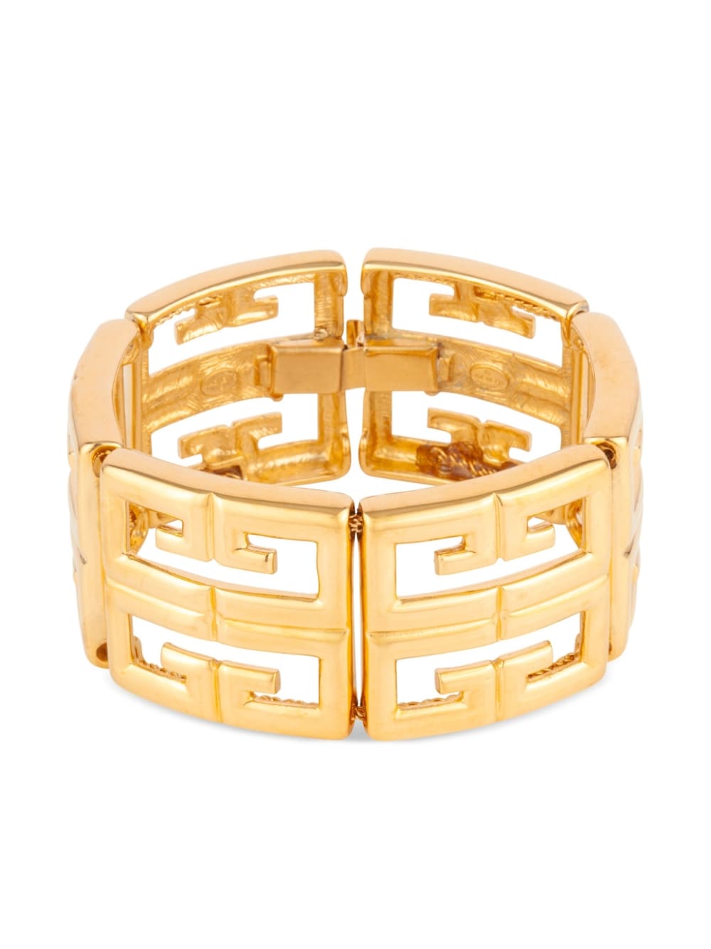 Givenchy Pre-Owned - 1990s 4G bangle bracelet - women - Gold Plated Brass - One Size