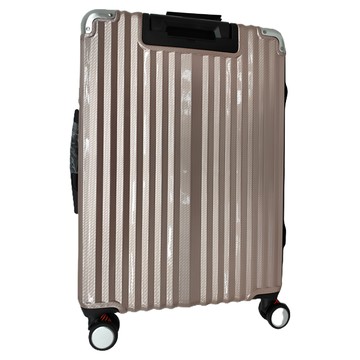 LEADMING 俐德美 時尚美學防刮編織行李箱  44 x 26 x 66cm  玫瑰金