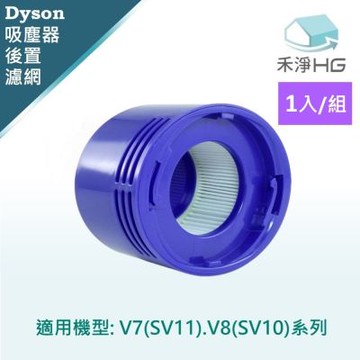 【禾淨家用HG】Dyson戴森 適用V7.V8/SV10.SV11系列 副廠配件 後置濾網(1入/組)