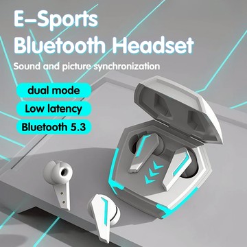 隔日到貨🔥RGB電競無線藍芽rog耳機 重低音電競藍芽耳機 電競藍芽耳機 TWS 降噪藍芽耳機 無感低延遲遊戲耳機