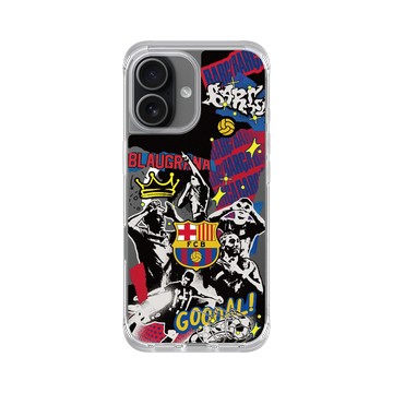 iPhone 17 ClearX (MagSafe 兼容) 晶透白 - FC Barcelona - Barça Fusion
