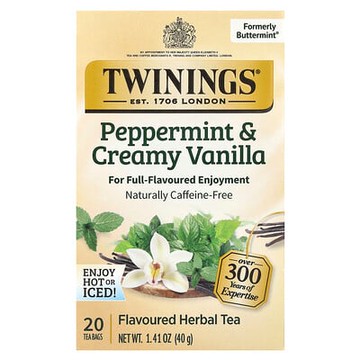 Twinings, 草本茶，酪乳，無咖啡萃取，20 獨立茶包，1.41 盎司（40 克）