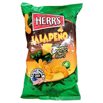 HERR'S 賀氏 Jalapeno Poppers 墨西哥辣椒起司玉米條  170g  1包