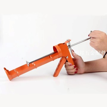 硅膠槍玻璃膠槍密封膠槍美縫收邊打膠施工工具家用壓膠槍玻璃膠槍[領邦五金配件]