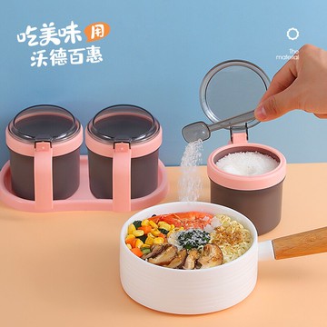 調料盒套裝調料罐鹽罐調味料瓶罐廚房家用組合裝帶蓋瓶子調料罐子