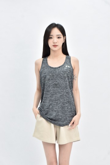 (XS（含）以下) under armour 運動無袖灰色上衣