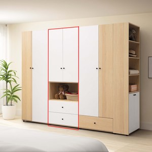 貝克2.5尺二抽衣櫥