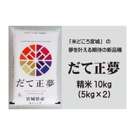 ふるさと納税 だて正夢　精米10kg（5kg×2） 宮城県岩沼市