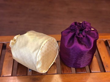 客制專屬紅金龍圓柱體束口袋