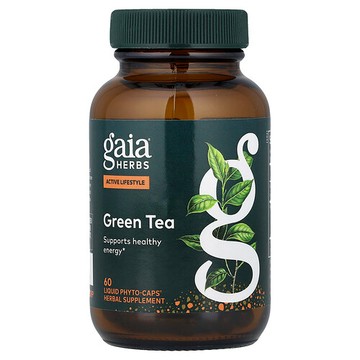 Gaia Herbs, 綠茶，60 粒液體 Phyto-Caps® 膠囊
