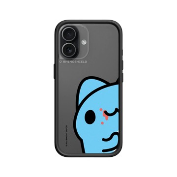 iPhone 17 Mod NX -邊框背蓋組合 (相機按鈕) 黑 - 貓貓蟲咖波 Bugcat Capoo - 咖波偷看你