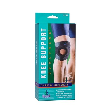 [佑全保健藥妝]OPPO.1125(可調)膝護套(黑)/個