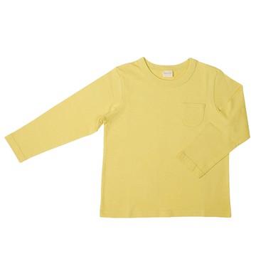 akachan honpo - 經典長袖T恤-天竺材質-綠色