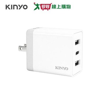 KINYO 雙USB+Type-C充電器 CUH-5355【愛買】