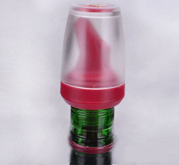 創意帶量杯倒酒器酒嘴酒頭帶蓋衛生瓶塞洋酒塞新款酒具酒吧用具