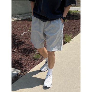 MRCYC簡約休閑運動短褲男士夏季寬松直筒五分褲子韓系通勤風中褲