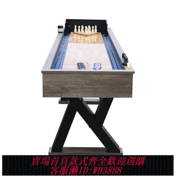 保齡球 拓樸運動 木質新款比賽用沙狐球臺室內休閑沙壺保齡球二合一球臺