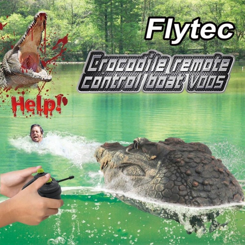 ラジコン ボート クロコダイルヘッド Flytec V005 2.4G電動RCボート 