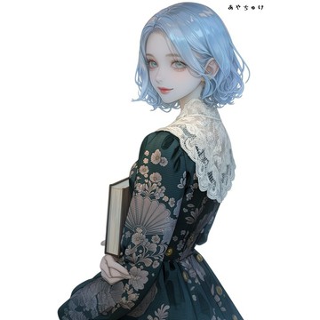 【9 月新品】07-143-0061 人物貼紙 幻想復古浪漫喫茶