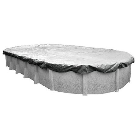 Pool Mate 551833-4 Heavy-Duty Silverado Winter Pool Cover for Oval Above Ground Swimming Pools, 18 x 33-ft. Oval Pool