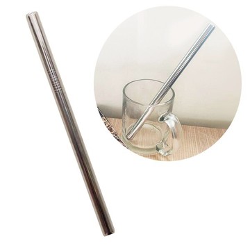 304不鏽鋼粗吸管 鐵製餐具 手搖飲料波霸珍珠吸管 重複使用環保餐具