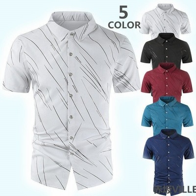 メンズシャツ 半袖シャツ メンズ シャツ ビジネス半袖ボタンダウンスリム 通勤 春夏トップス 凉感半袖 薄め Dc9yjh2fd4 メンズファッション Valleymill Com