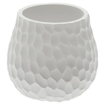 VERSA 圓肚漱口杯 300ml  1個  錘紋 白色