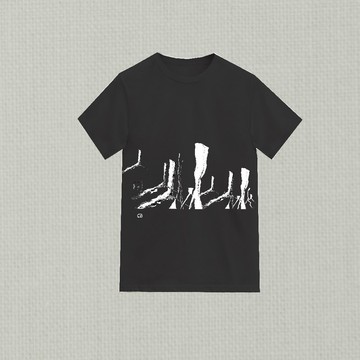 林夕筆風 | 全棉T-Shirt | 人間 | 04 | 黑 | 港澳限定
