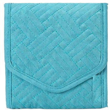 橡合杉 多功能首飾收納袋  藍色  1個