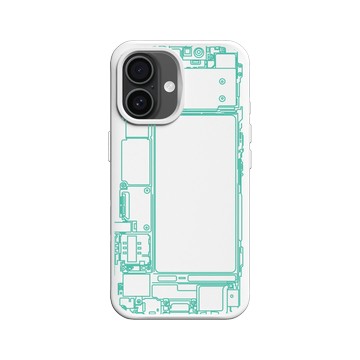 iPhone 16 SolidX 白 - JOCR - Inside an iPhone - Green