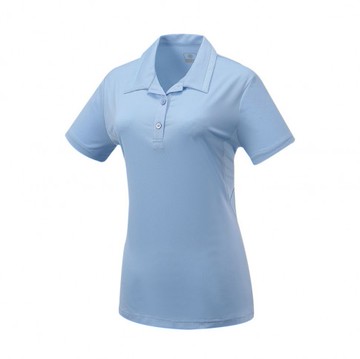 【【蘋果戶外】】山林 41P68 76 粉藍 女 抗菌排汗有領上衣 透氣短袖上衣 POLO超彈性涼爽吸濕快乾 春夏 Mountneer