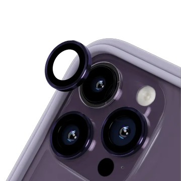 iPhone 14 Pro Max 9H 鏡頭玻璃保護貼 紫