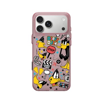 iPhone 17 Pro Max Clear (相機按鈕) 晶醺玫 - 樂一通 Looney Tunes - 搗蛋系列-太菲鴨
