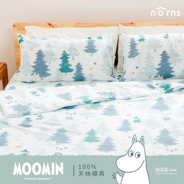 【Norns】Moomin森林100%天絲寢具- Norns 嚕嚕米 Tencel天絲™萊賽爾纖維 吸濕排汗 寢具