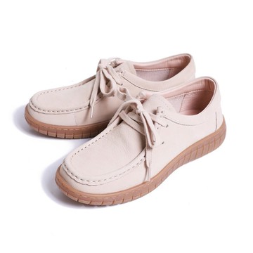 復古經典極柔軟袋鼠休閒鞋白色