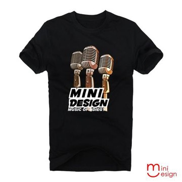 Minidesign-Mic三部曲潮流設計短T 五色