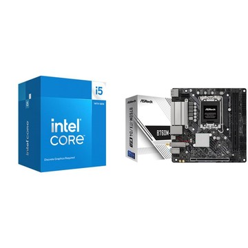 Intel 〈鈔省價〉i5-14400F+華擎 B760M-ITX/D4 WiFi ITX主機板