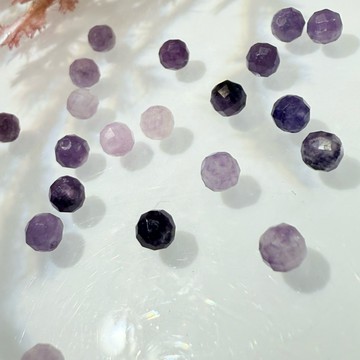 【隔日到貨】紫雲母有孔洞 DIY串珠 手作飾品材料  實拍現貨 台灣出貨C.T 晶寶