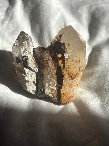 黃金 西藏 星光 城堡 彩虹 白水晶簇 白晶 水晶原礦 天然原石