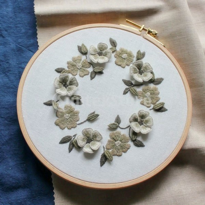 花柄の刺繍工芸品と3d手作り刺繍スターターキット 通販 Lineポイント最大0 5 Get Lineショッピング