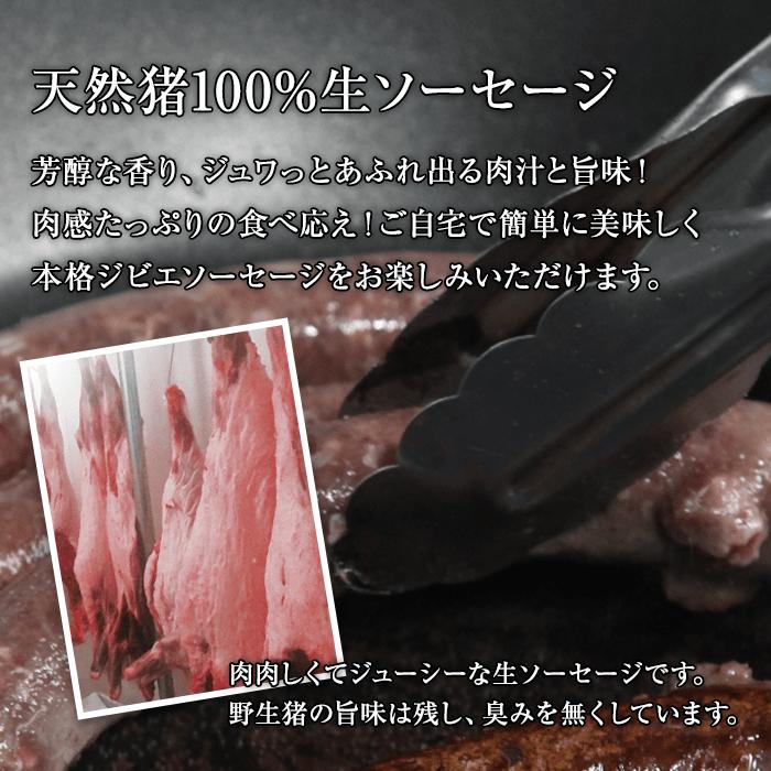 猪肉 ジビエ 熟成 生ソーセージ レモンペッパー 約190g（4〜5本入り） 広島県産 備後地方 いのしし肉 イノシシ肉 最高級 ジビエ料理 お取り寄せ 人気