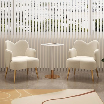 免運 網紅奶油風懶人沙發羊羔絨女生房間臥室陽臺飄窗單人休閑化妝椅子SS38公司貨